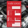 Nálepka na výmenu oleja s logom | Profesionálne štítky pre autoservis Nálepka na výmenu oleja s logom | Profesionálne štítky pre autoservis