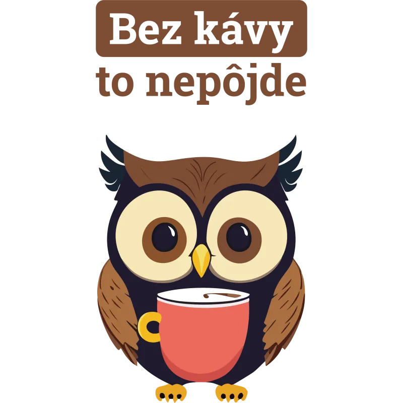 Tričko Bez kávy to nepôjde Tričko Bez kávy to nepôjde