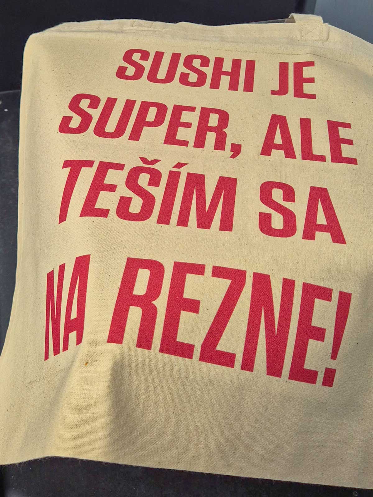Plátená taška s potlačou pre knihu od Oli Džupi