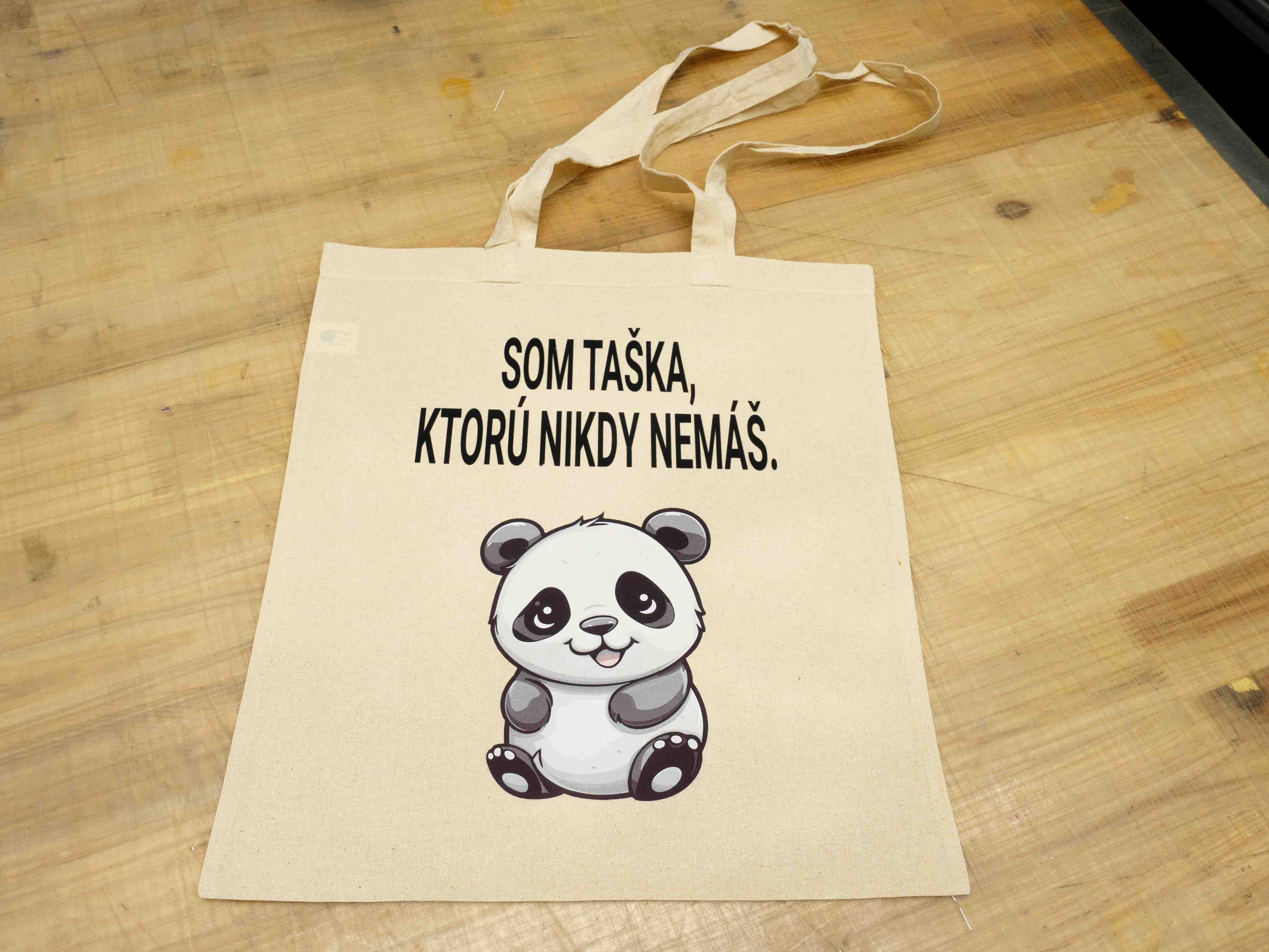 Plátená taška s potlačou - ktorú nikdy nemáš